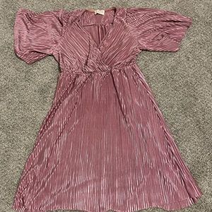 Unworn Knee length cocktail dress, dark pink size medium